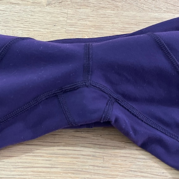 Lululemon Practice Daily Deep Purple Full Leggings Size 4 - Picture 11 of 12